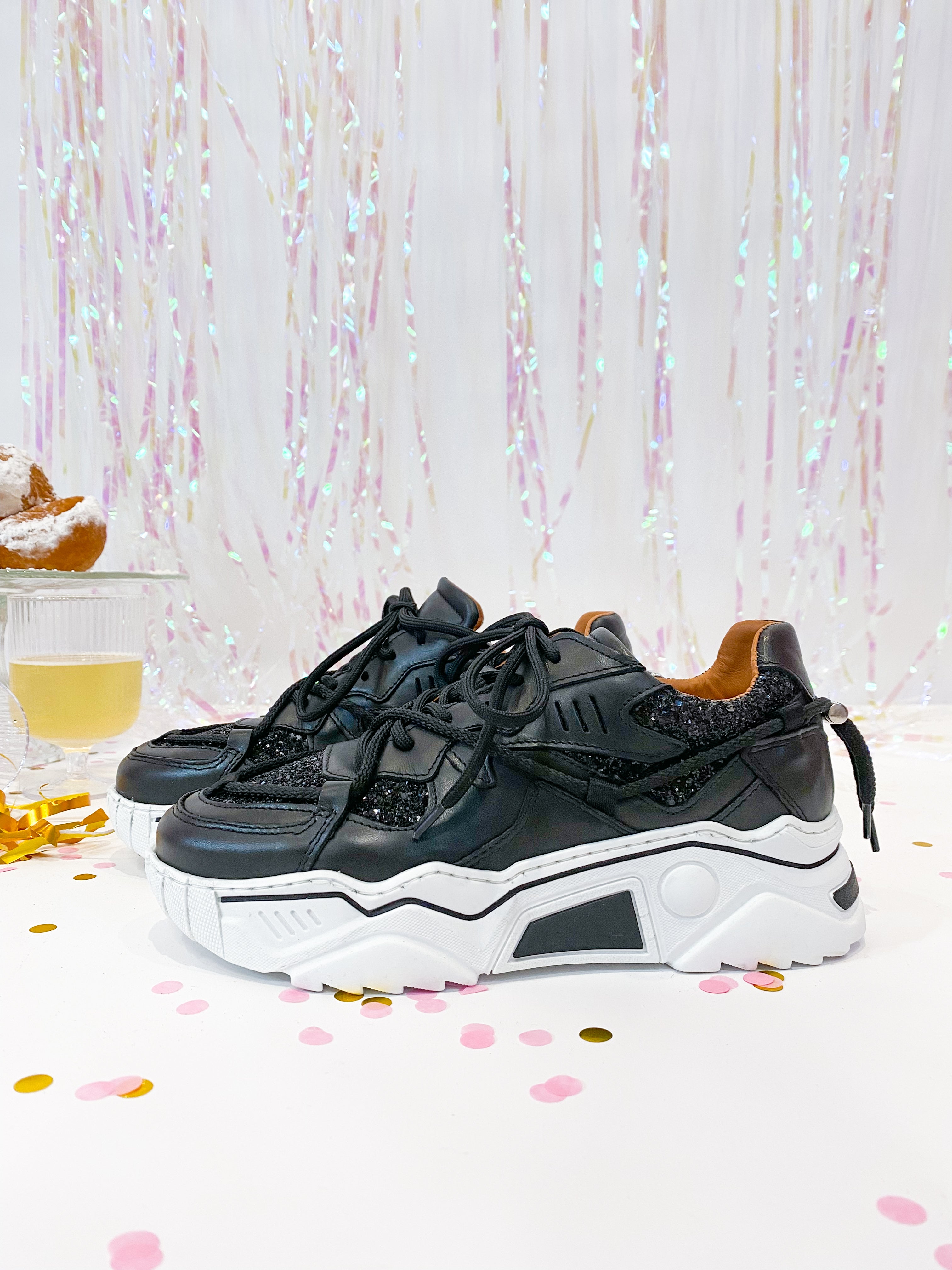 JUPITER glitter Sneakers Black DWRS label