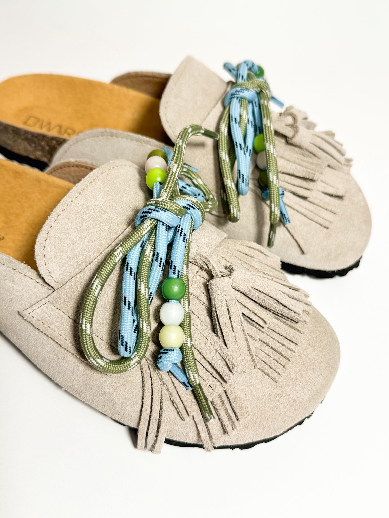 DWE ② DWRS SAKAI slipper zand | Trendy leren slipper – DWRS label