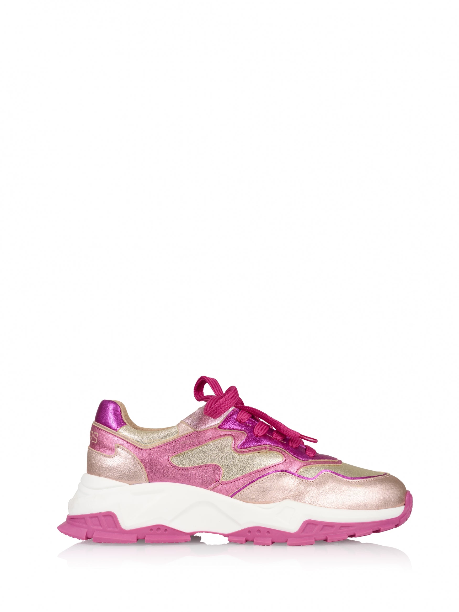CHESTER metallic Sneakers Champagne/Pink – DWRS label
