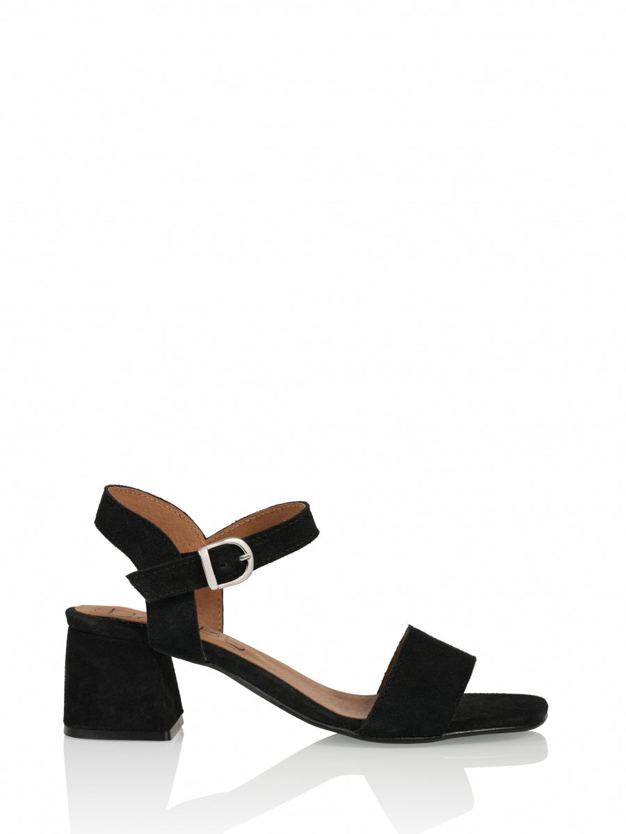 PISA suede - Sandalette | Black – DWRS label