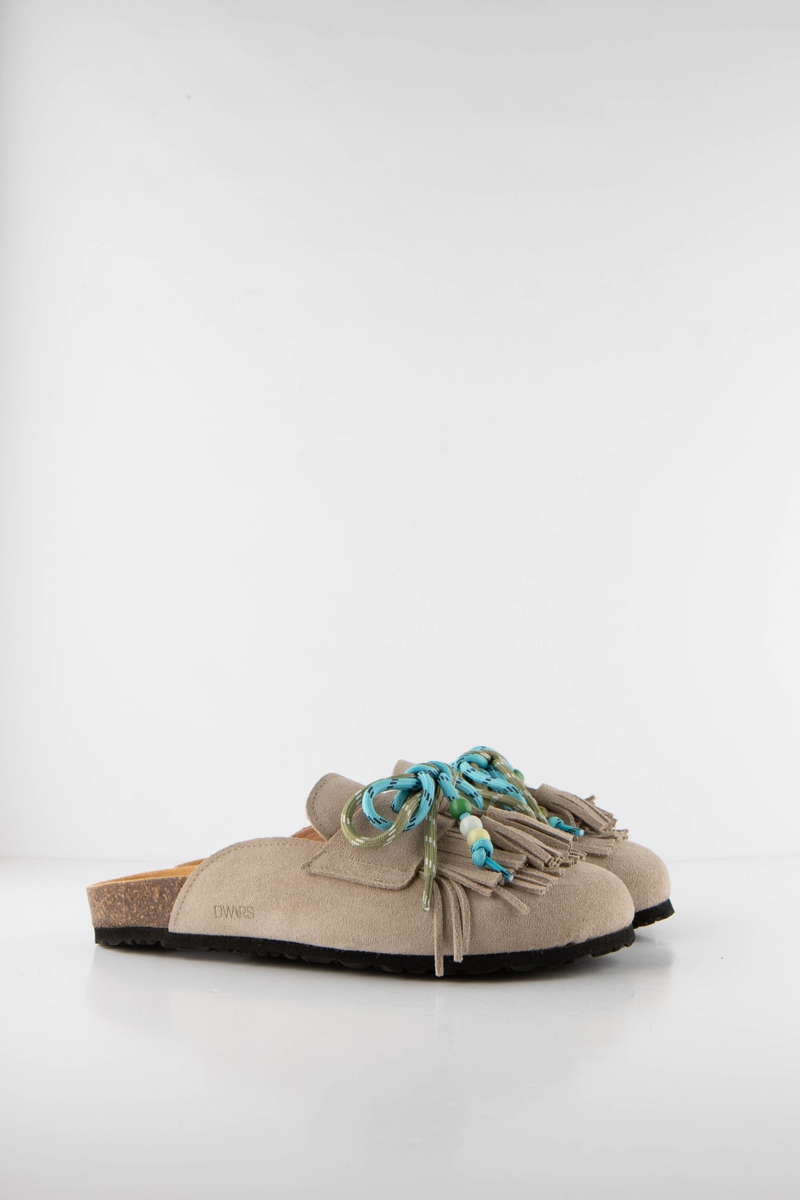 DWRS SAKAI slipper zand | Trendy leren slipper – DWRS label