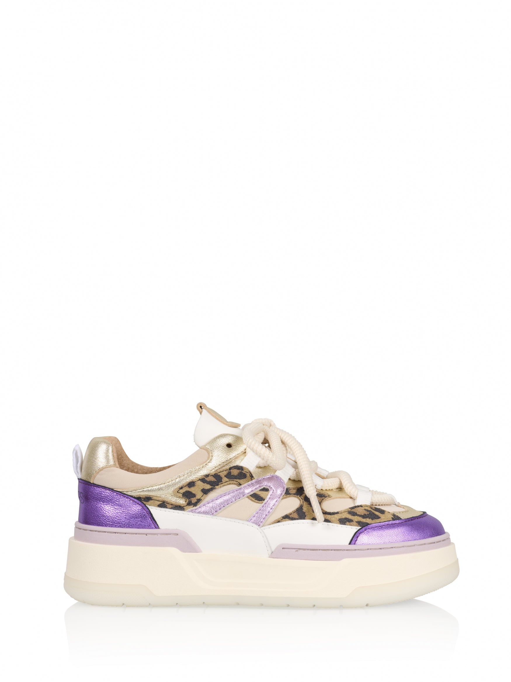 WALTON leopard - Sneakers | Sand / Purple – DWRS label